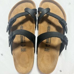 New Birkenstock Mayari sandals.